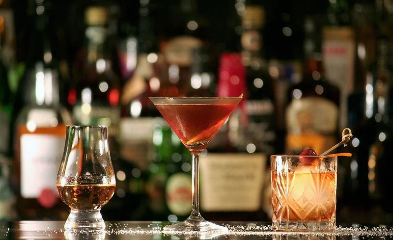 An Old Fashioned style cocktail in a rocks glass