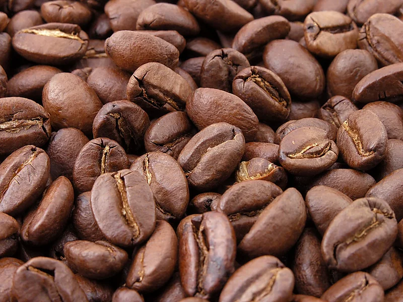 Roasted Kenyan AA coffee beans