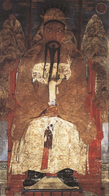 Portrait of Dangun, legendary founder of Gojoseon, Korean painting