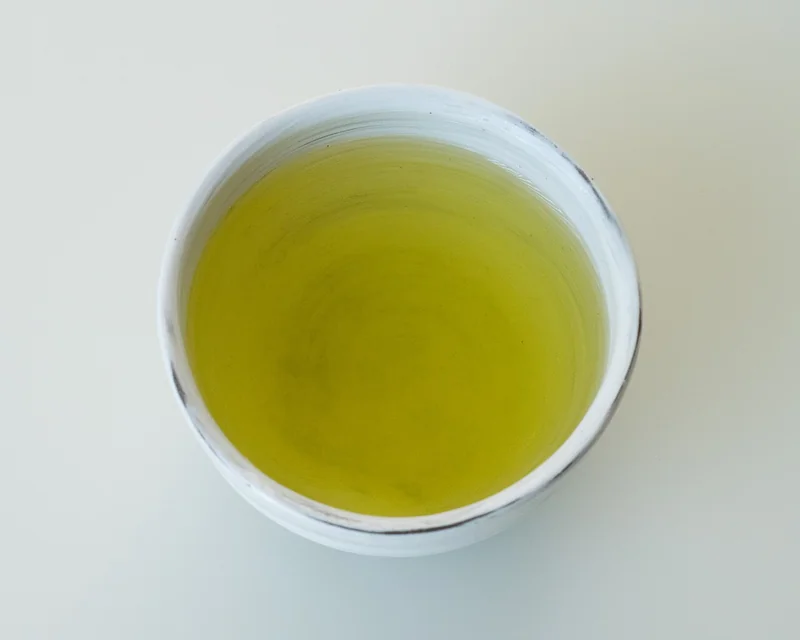 Bancha Japanese green tea brewed in a kyusu teapot