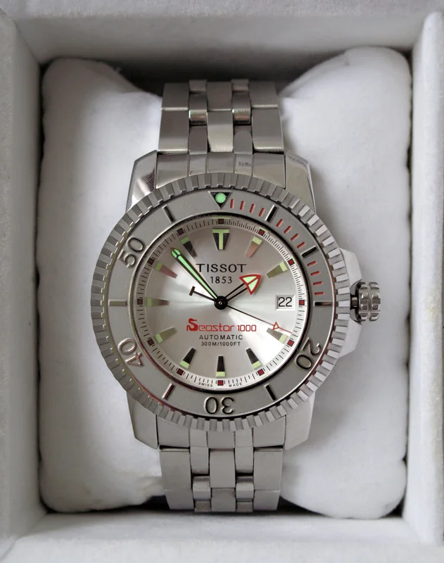 Caseback view of an automatic watch showing the oscillating rotor