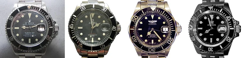 Rolex Submariner stainless steel dive watch with black dial and rotating bezel on bracelet