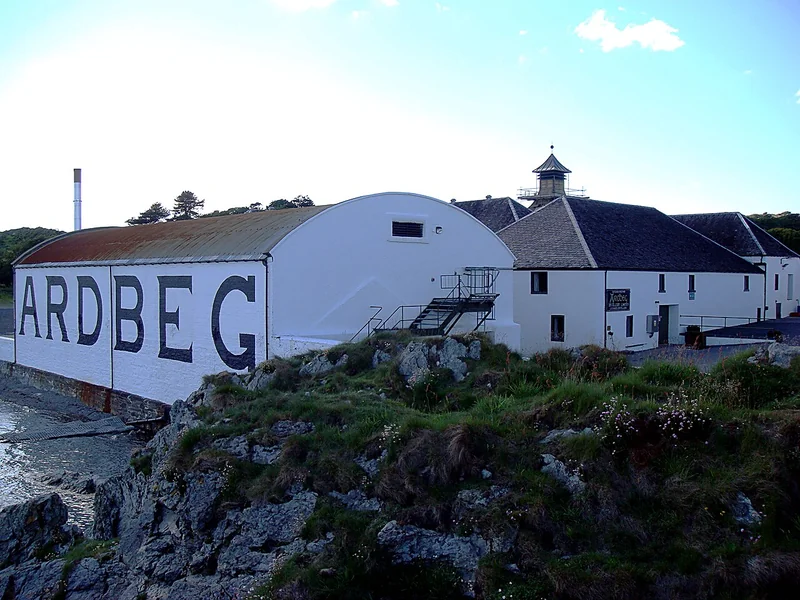 Ardbeg distillery on the south coast of Islay