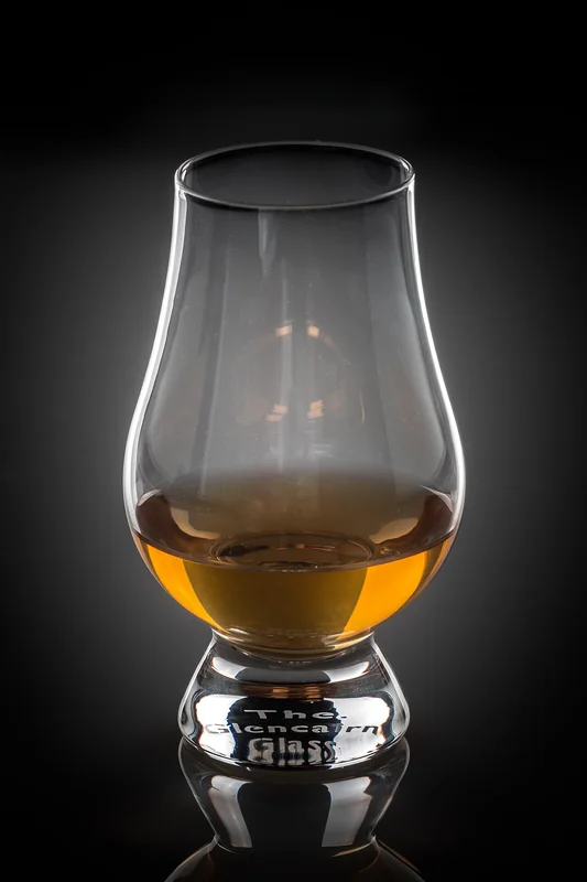 A Glencairn whisky nosing glass
